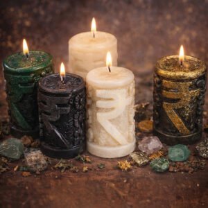 Money Pillar Candles